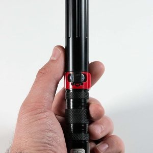 Pavashot-Stickshot | Self Defense Device Easily Reloadable Non-Lethal Launcher 50-Foot Range Multi-Safety Function All-Weather 6-feet Diameter Plume Designed & Assembled in The USA, Black